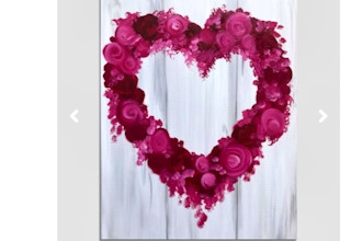 Paint Nite: Floral Heart